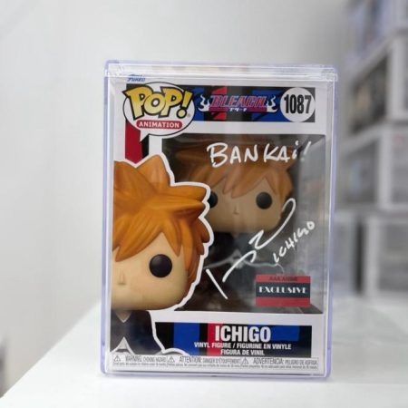 Ichigo funko pop signed by English voice actor