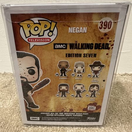 JEFFREY DEAN MORGAN SIGNED WALKING DEAD NEGAN 390 FUNKO POP   Swau COA +++