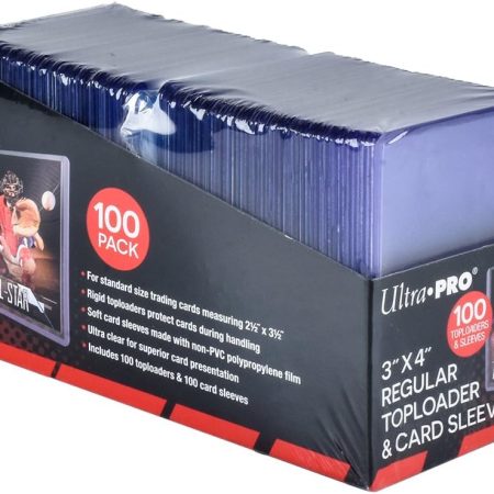 Ultra pro 100 regular top loader & sleeves