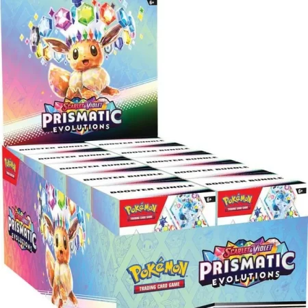 prismatic evolution booster bundle display