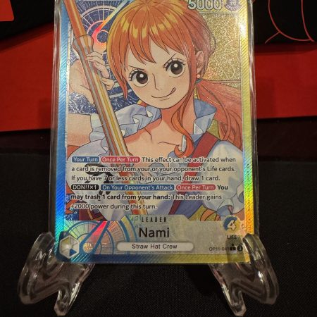 Nami Leader 041 (Alternate Art) OP11-041 A Fist of Divine Speed Foil NM Pack Fresh