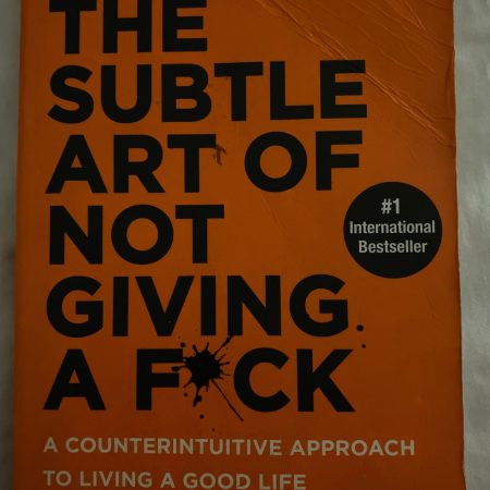 The Subtle Art of Not Giving....