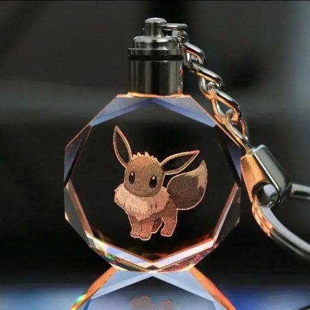 pokemon keychain with light