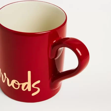 Harrods Logo Mug ( Red )