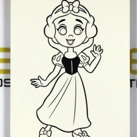 Card Fun 2023 Disney 100 Joyful Case Topper Promo Sketch Snow White
