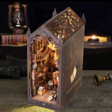 Miniature DIY Magic Bookcase 3D Puzzle