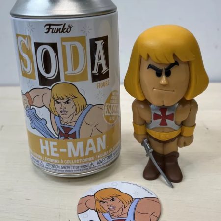 Funko Soda Masters of the Universe MOTU He-Man 1/8400 Common Collectible Figure