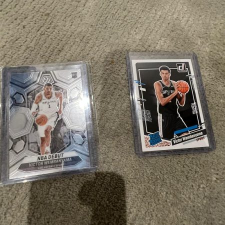 Wembanyama card collection