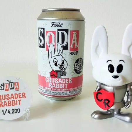 Common Crusader Rabbit Funko Soda Figure. 1/4,200