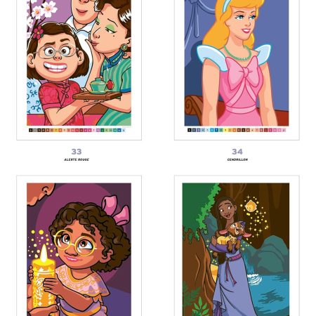 Coloriages mystères Disney - Best of Héroïnes