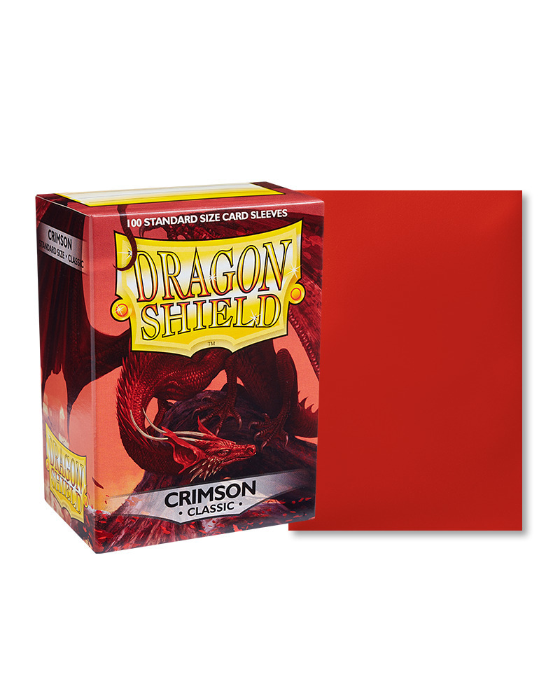 Dragon Shield Classic Crimson - Standard Size Sleeves 100 ct