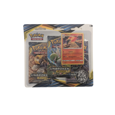 Unbroken Bonds 3 Pack Blister [Typhlosion] - SM - Unbroken Bonds (SM10)