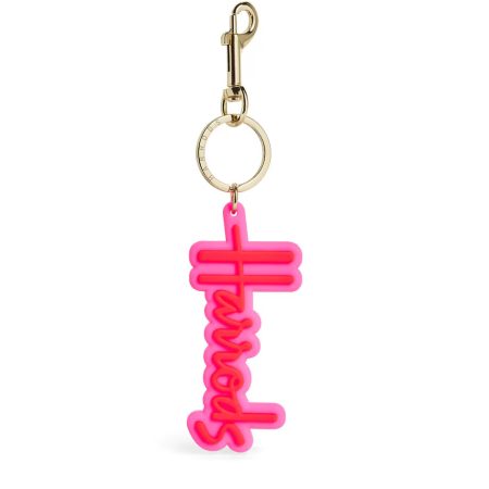 Harrods Logo Keyring ( Pink )