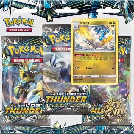 Sun & Moon Lost Thunder 3 Pack Blister With Altaria Promo