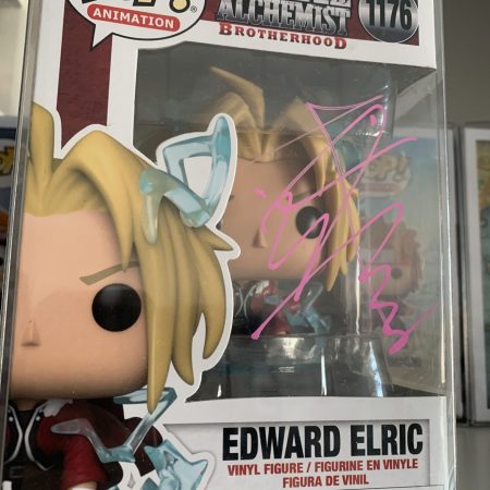 Edward Elric funko signed by JVA Romi Park