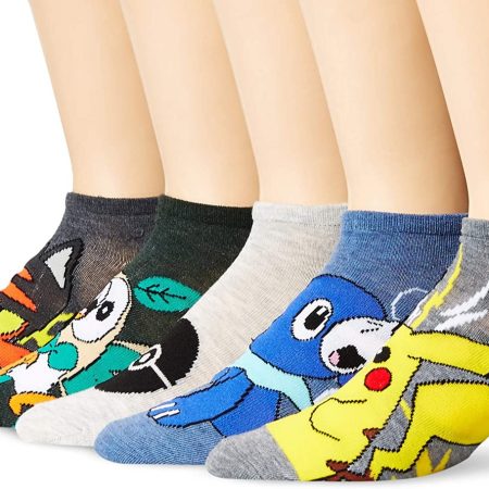 Pokémon Men's 5 Pack Socks، Size: 10-13 ( L )