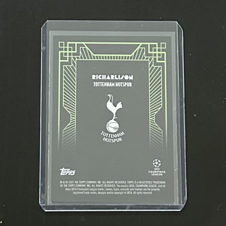 Richarlison 2022-23 Topps Deco Green Tottenham Hotspur Brazil Rare /99