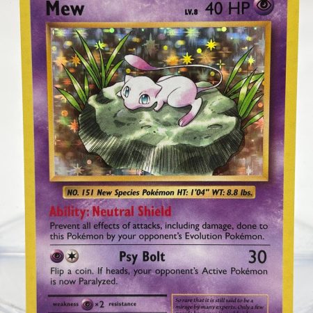 Mew 53/106 Holo Evolutions XY Pokemon card