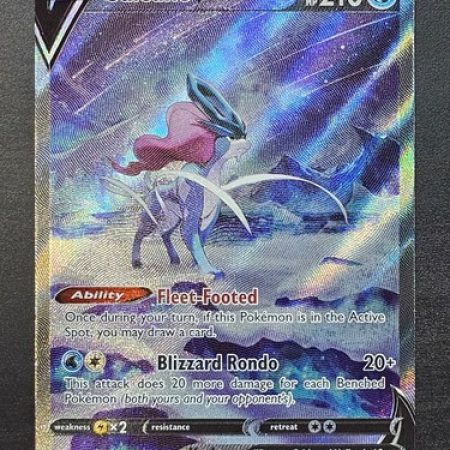Suicune V GG38/GG70 - Pokemon Crown Zenith Galarian Gallery Ultra Rare