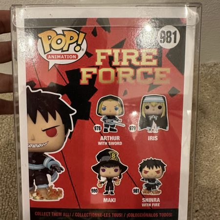 Funko Pop! Vinyl Fire Force - Shinra with Fire Box Lunch - Signed By Derick Snow