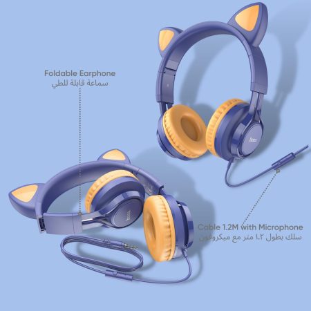 Hoco Cat Ear Headphones W36 Hi-fi Audio