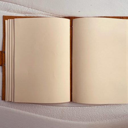 Vintage leather handmade notebook