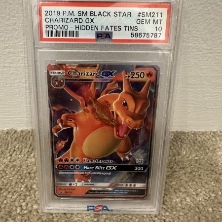 Charizard GX SM211 Sm Promos Holo PSA 10