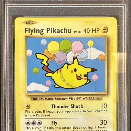 2016 POKEMON XY EVOLUTIONS #110 FLYING PIKACHU PSA 8