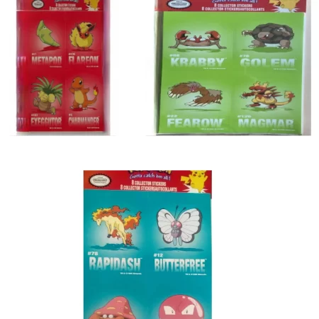 1999 Pokemon Sandylion Sticker Sheets