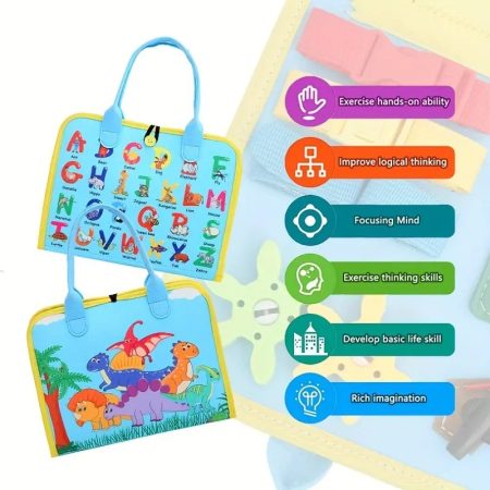Sensory Activity Book for Travel & Gift