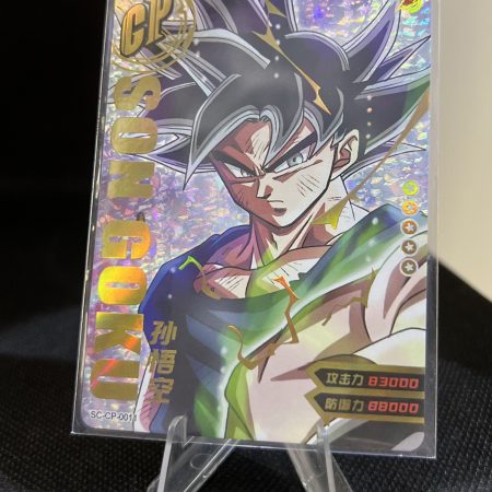 Dragon Ball Heroes DBZ Drip Goku Gold Foil Card Rare SC-CP-0011 Anime Ultra