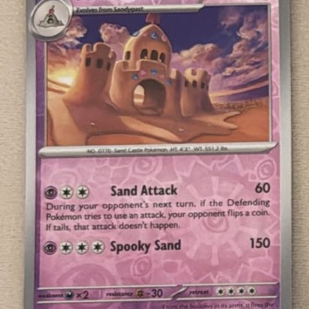 palossand reverse holo tcg pokemon