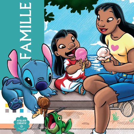 Coloriages mystères Disney - famille