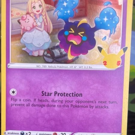 GEM MT Cosmog Celebrations 2021 Pokemon Card 014/025