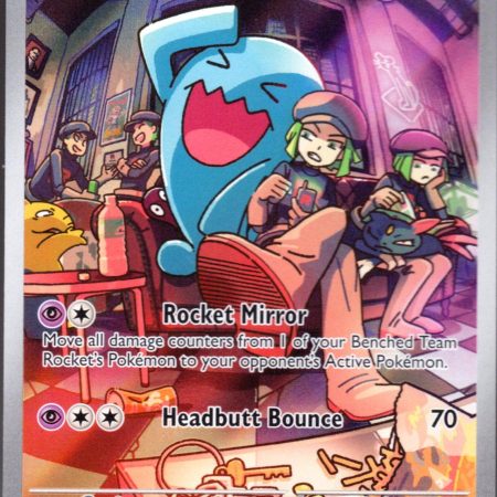 Team Rocket's Wobbufet 203 - SV10: Destined Rivals Illustration Rare Promo NM