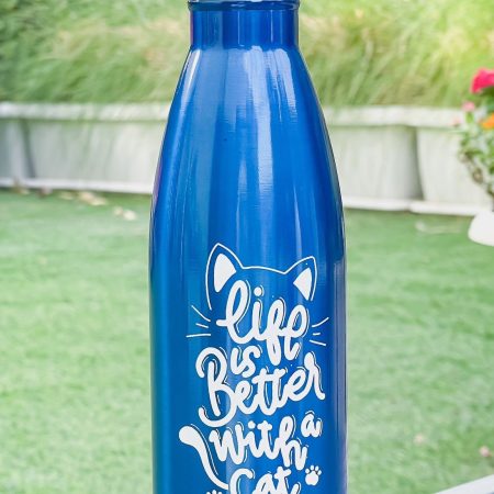 Life is better with a cat bottle