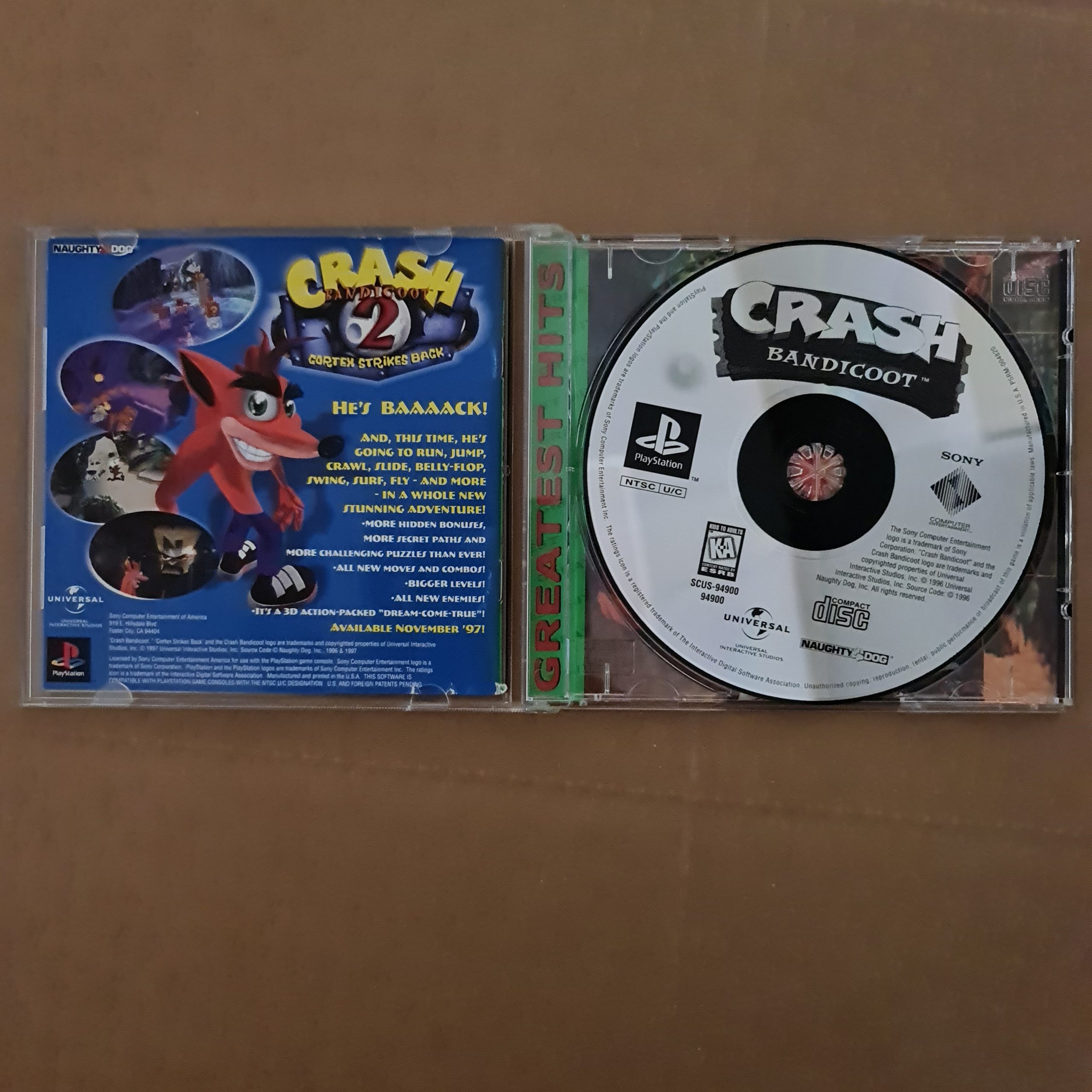 Crash Bandiccot (PS1 Greatest Hits)