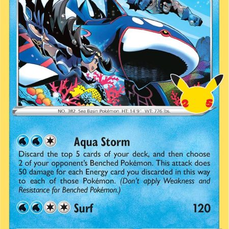 Kyogre Holo Rare #3