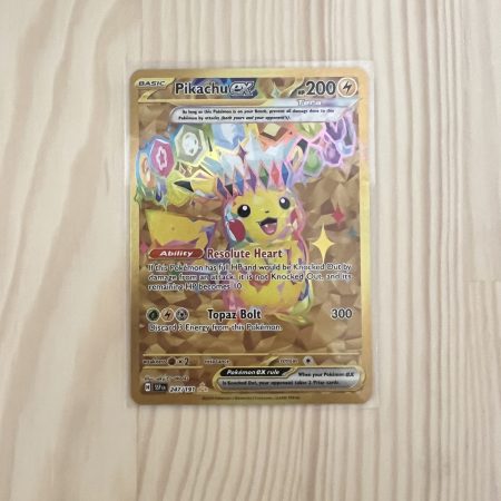 Pokémon TCG - Pikachu EX 247/191 Gold Rare, Surging Sparks