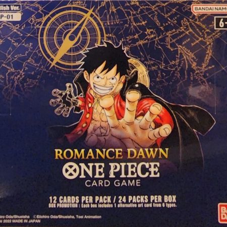 One Piece OP-01 Romance Dawn Booster Box English Blue Bottom First Wave Sealed
