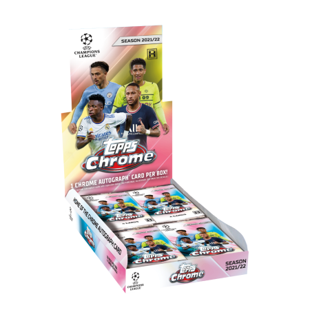 Hobby 2021-22 Chrome UEFA Champions League Box Topps