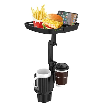 Car Cup Holder With Food Tray