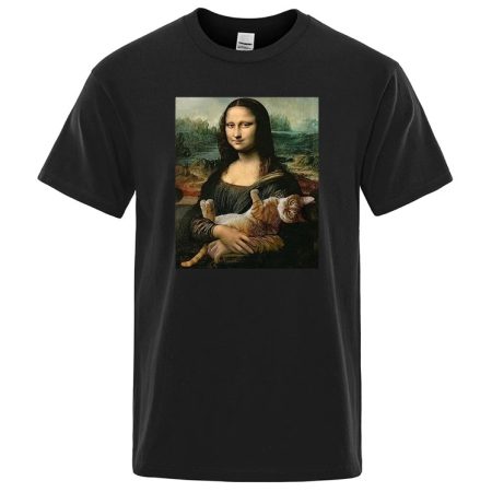 Mona Lisa Cat t-shirt