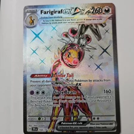 Pokemon TGC Farigiraf ex #194 Pokemon Temporal Forces