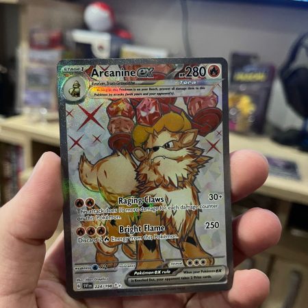 Arcanine EX 224/198 Ultra Rare Pokemon Scarlet & Violet Base Set