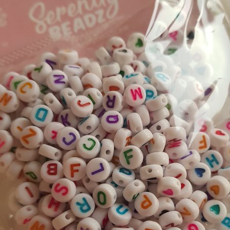 Letter beads