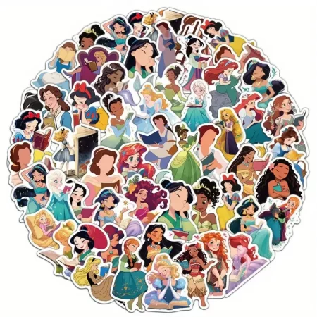 5 Random Disney Princess Stickers