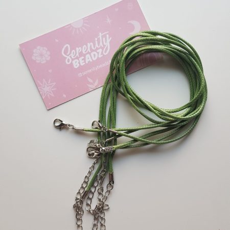 Necklace cords green