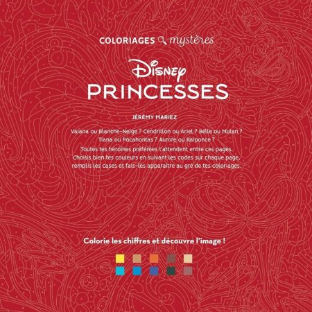 Coloriages mystères Disney - Princesses