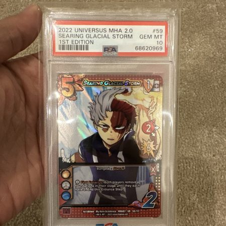 2022 MHA CCG Universus 2.0 Searing Glacial Storm 1st Edition PSA 10  *